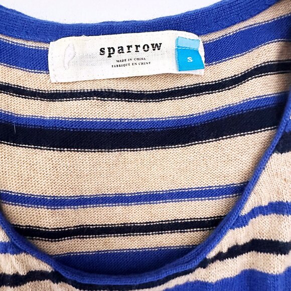 Sparrow Anthropologie Wool Blend Scoop Neck Sleeveless Fit & Flare Sweater Dress - Picture 3 of 6